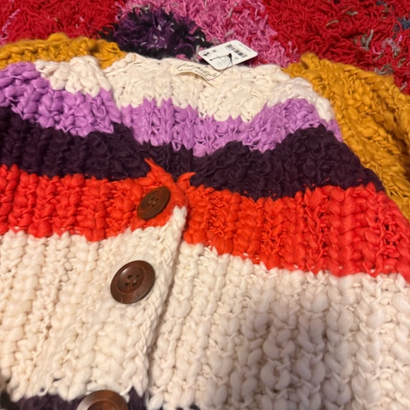 Free People Myles Stripe Cardigan - Picture 4 of 8